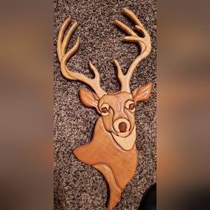 Hand crafted deer decor